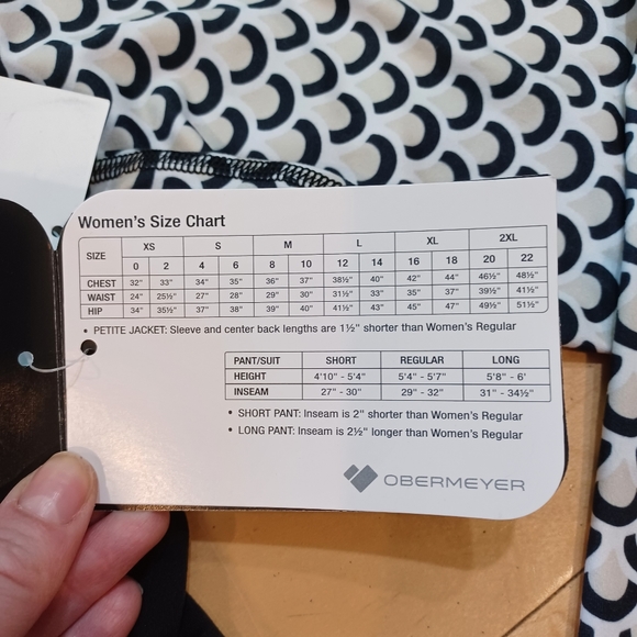 Obermeyer Discover Crew Long Sleeve Base Layer In Nome's Geo Size L - Picture 9 of 9